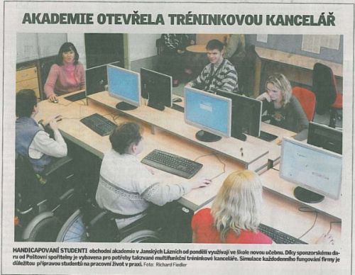 KRKONOŠSKÝ DENÍK: Akademie otevřela tréninkovou kancelář